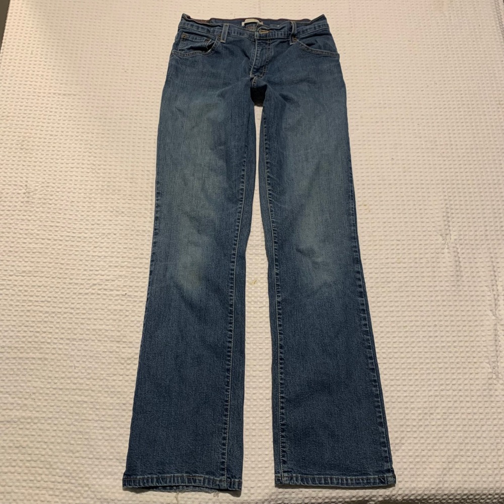 Levis 550 Relaxed Bootcut Jeans Medium Wash Denim 10 L 10L Womens